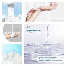 Caprylyl methicone sangat efektif dalam mengurangi ketegangan permukaan formulasi berminyak