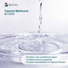 Indeks Refraksi n/20D 1.4000 1.4200 Caprylyl Methicone dengan viskositas 25C mPa·s 3-8 dan CAS No 17955-88-3
