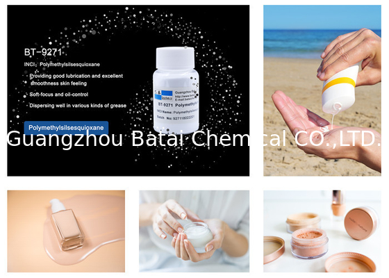 Kosmetik Kelas Polymethylsilsesquioxane untuk tabir surya Meningkatkan perlindungan UV dengan halus, matte akhir