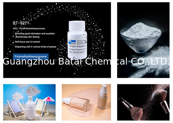 Kosmetik Kelas Polymethylsilsesquioxane untuk tabir surya Meningkatkan perlindungan UV dengan halus, matte akhir