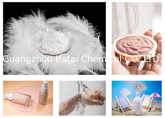 Kosmetik Grade Polymethylsilsesquioxane untuk bubuk ditekan Mencapai halus Matte Finish