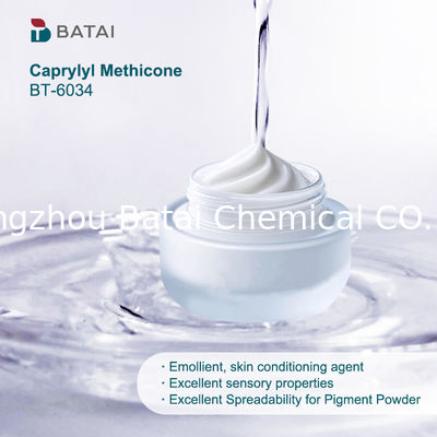 Indeks Refraksi n/20D 1.4000 1.4200 Caprylyl Methicone dengan viskositas 25C mPa·s 3-8 dan CAS No 17955-88-3