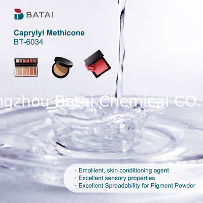 Indeks Refraksi n/20D 1.4000 1.4200 Caprylyl Methicone dengan viskositas 25C mPa·s 3-8 dan CAS No 17955-88-3