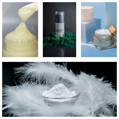 8-12μm Bubuk Komposit Silikon Sferis Vinyl Dimethicone / Methicone Silsesquioxane Crosspolymer