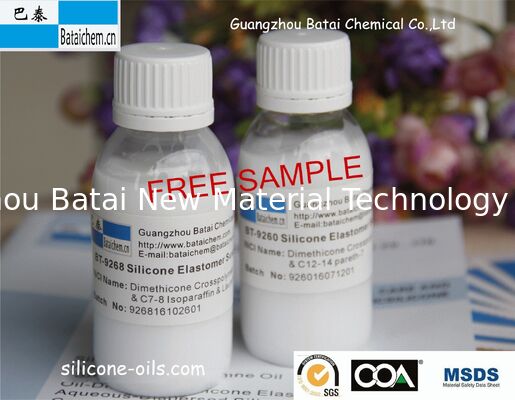 BT-9268 Milky White Liquid silicone Elastomer Suspension dengan Soft-focus dan Delightful Touch