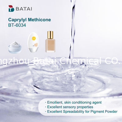Silikon Pelarut INCI Caprylyl Methicone Octyltrimethicone dengan Kemampuan Sebar yang Baik untuk Foundation